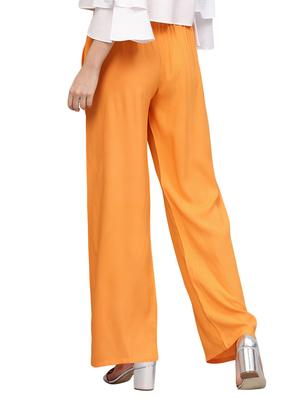 orange solid palazzo - 14733558 - Standard Image - 3