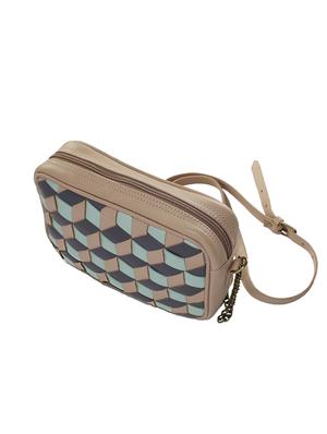 beige leather sling bag - 14733710 - Standard Image - 4
