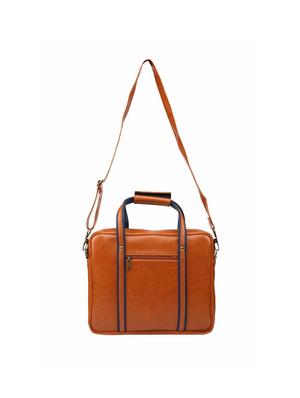 bluebrown leather laptopbag - 14734799 - Standard Image - 2