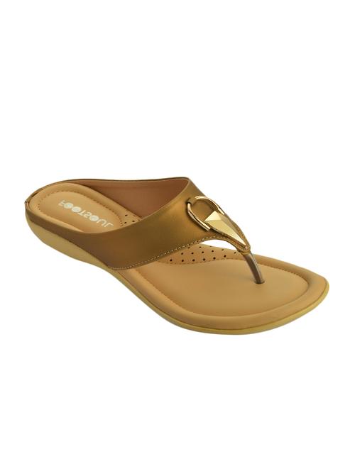 brown pu slippers - 14734896 - Standard Image - 1