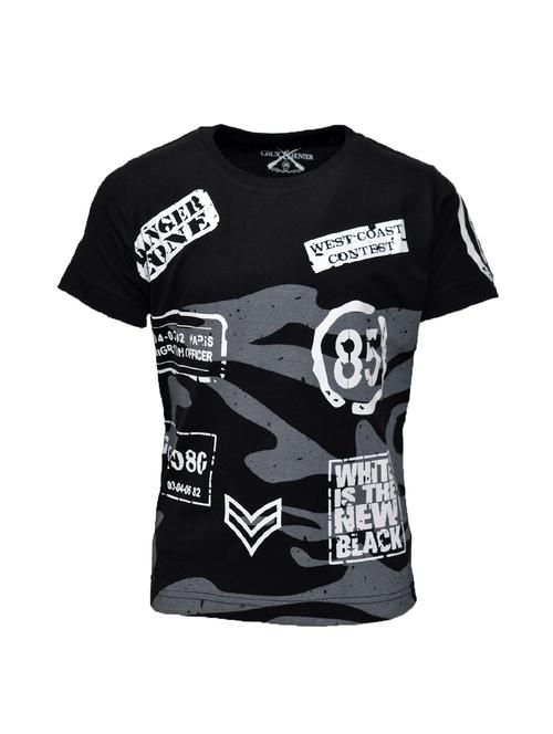 round neck graphic print t-shirt - 14735042 - Standard Image - 1