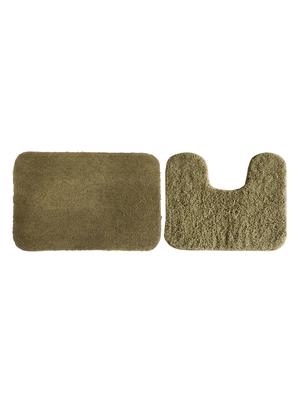 thick and fluffy 1800 gsm bathmat with high pile microfiber with contour - 14735181 - Standard Image - 2