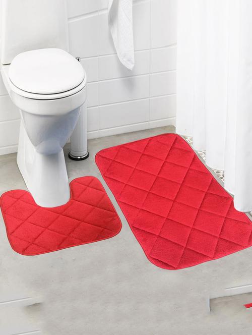super soft memory foam bathmat set with contour - 14735200 - Standard Image - 1