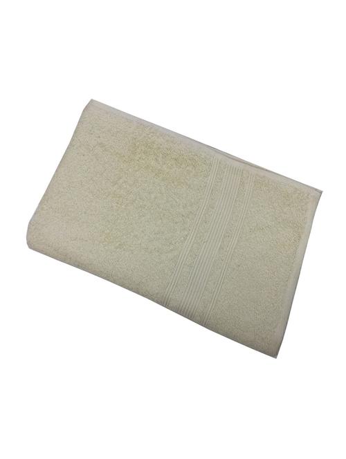 cream super soft and fluffy bath towel (size 35" x 71, single pc, 450gsm) - 14735205 - Standard Image - 1