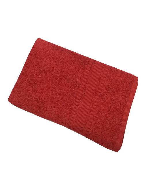 red super soft and fluffy bath towel - 14735213 - Standard Image - 1