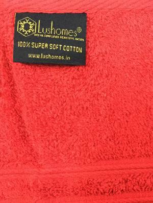 red super soft and fluffy bath towel - 14735213 - Standard Image - 3