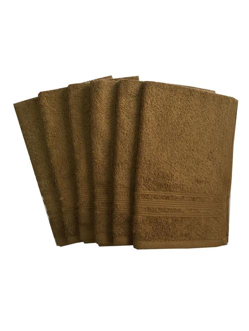 set of 6 super soft and fluffy hand towels - 14735279 - Standard Image - 1