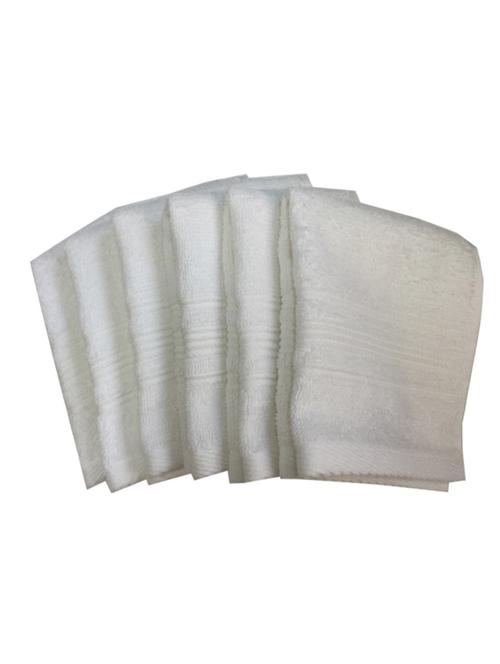 set of 6 super soft and fluffy face towel - 14735294 - Standard Image - 1