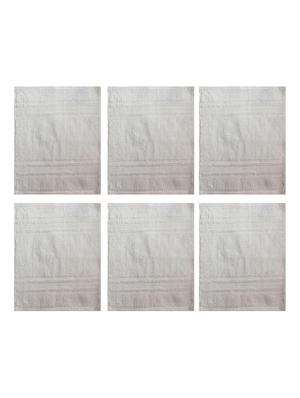set of 6 super soft and fluffy face towel - 14735294 - Standard Image - 2