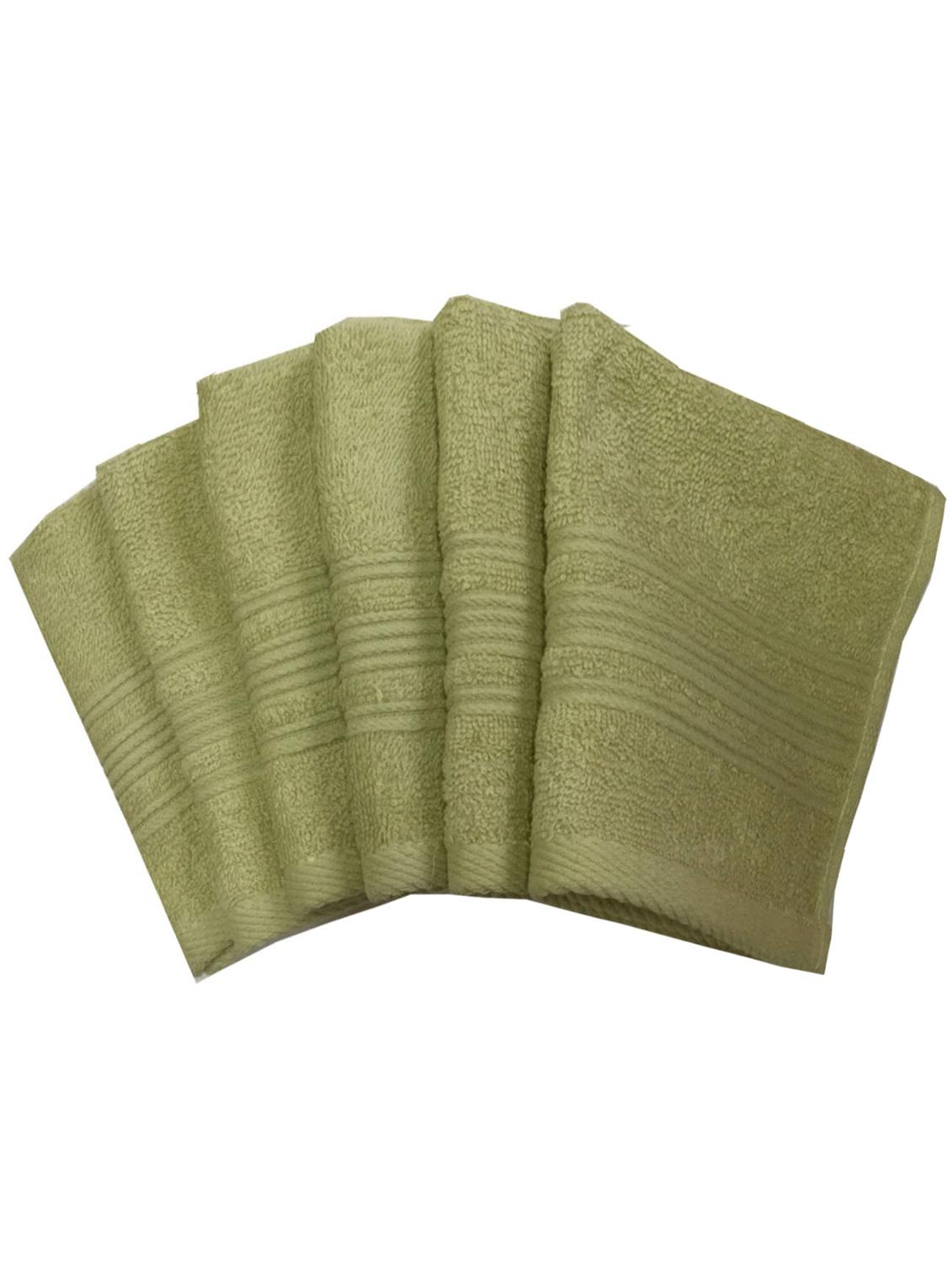 set of 6 super soft and fluffy face towel - 14735296 - Zoom Image - 1