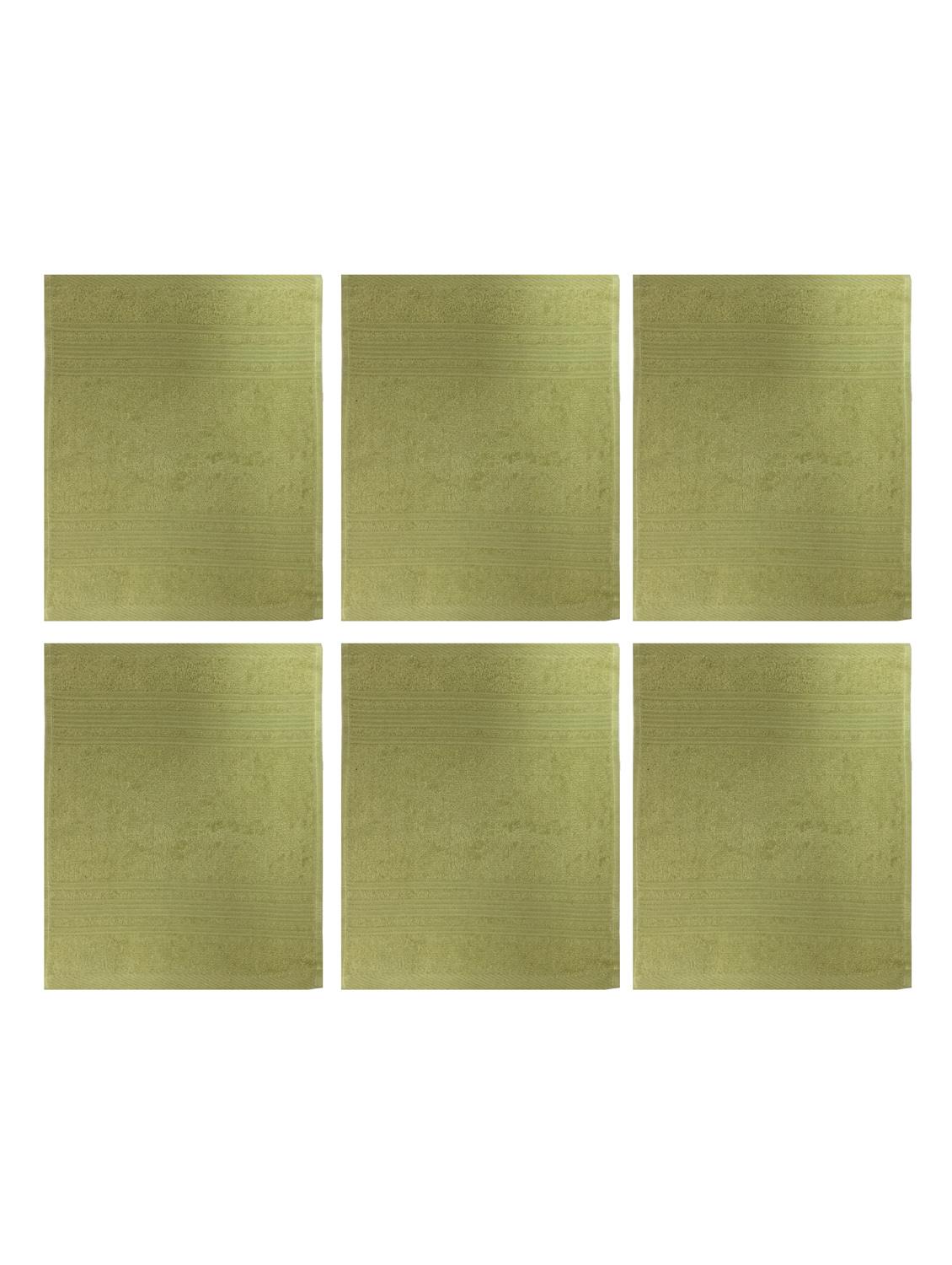 set of 6 super soft and fluffy face towel - 14735296 - Zoom Image - 2