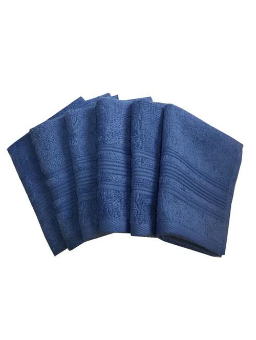 set of 6 super soft and fluffy face towel - 14735307 - Standard Image - 1