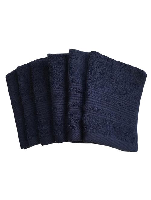 set of 6 super soft and fluffy face towel - 14735309 - Standard Image - 1
