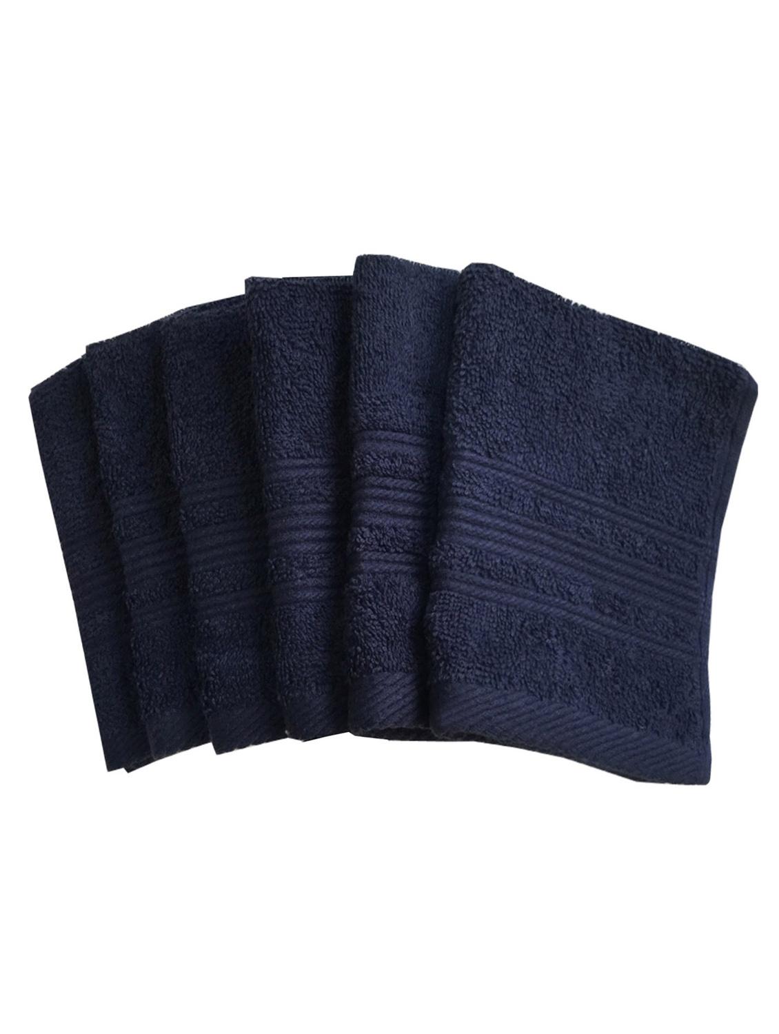 set of 6 super soft and fluffy face towel - 14735309 - Zoom Image - 1