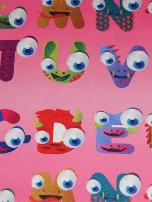 digital print kids alphabets 2 window curtain - 14735317 - Standard Image - 3