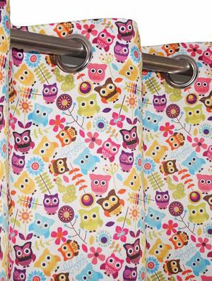 digital print kids owl window curtain - 14735321 - Standard Image - 2