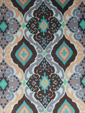8 metal eyelets printed door curtain - 14735358 - Standard Image - 2