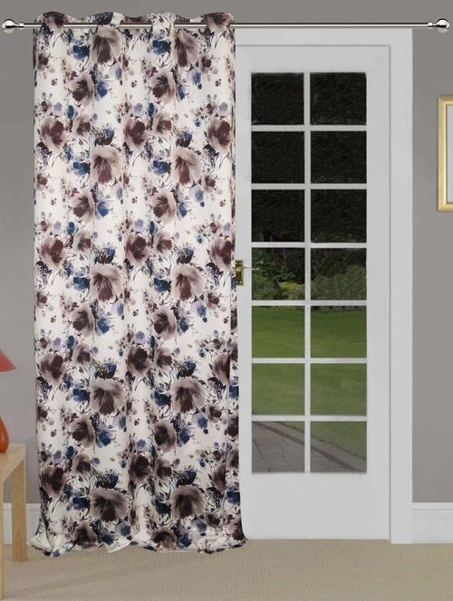 8 metal eyelets printed door curtain - 14735364 - Standard Image - 1