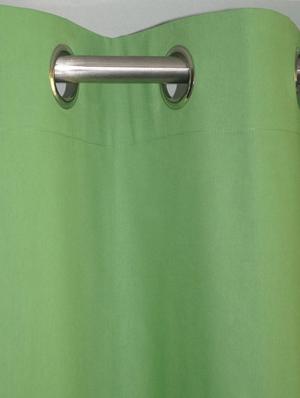 cotton window curtain with 8 metal eyelets and tieback - 14735368 - Standard Image - 2