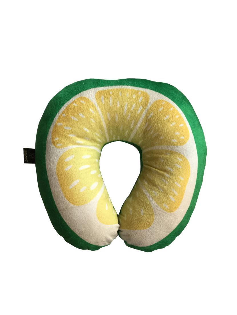 sweet lime u-shaped fruit pillow