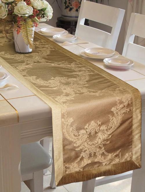 table runner with polyester border (size: 16"x72") - 14735496 - Standard Image - 1