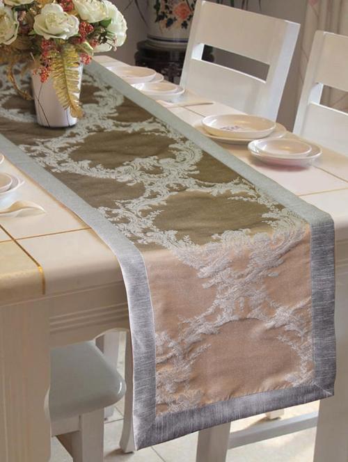 table runner with polyester border (size: 16"x72") - 14735499 - Standard Image - 1