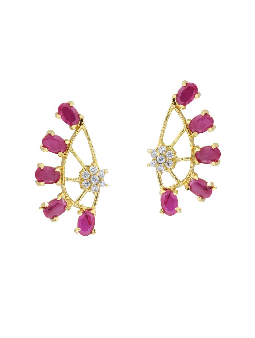 multi colored metal drop earrings (set of 3) - 14735633 - Zoom Image - 3