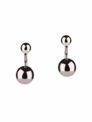 multi colored metal drop earrings (set of 3) - 14735634 - Standard Image - 2