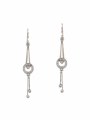 multi colored metal drop earrings (set of 3) - 14735639 - Standard Image - 2