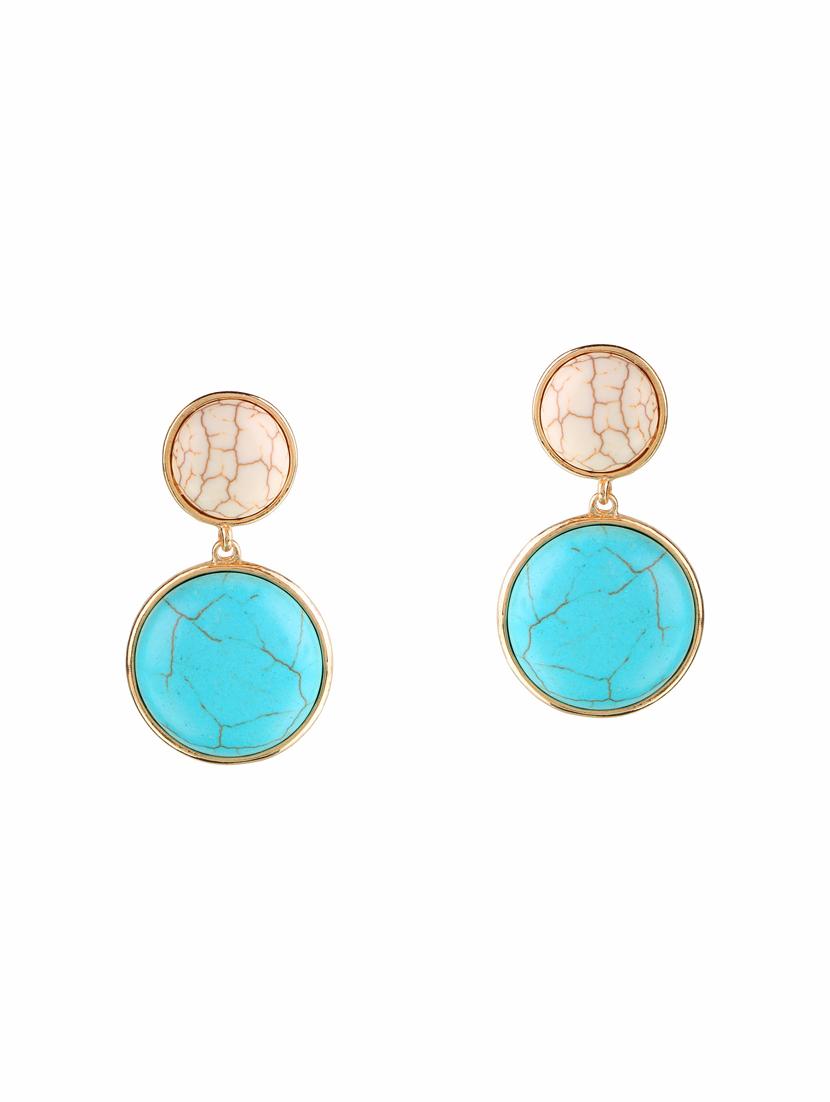 multi colored metal drop earrings (set of 3) - 14735671 - Zoom Image - 4