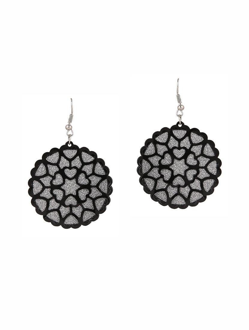 silver metal drop earrings (set of 4) - 14735678 - Zoom Image - 4