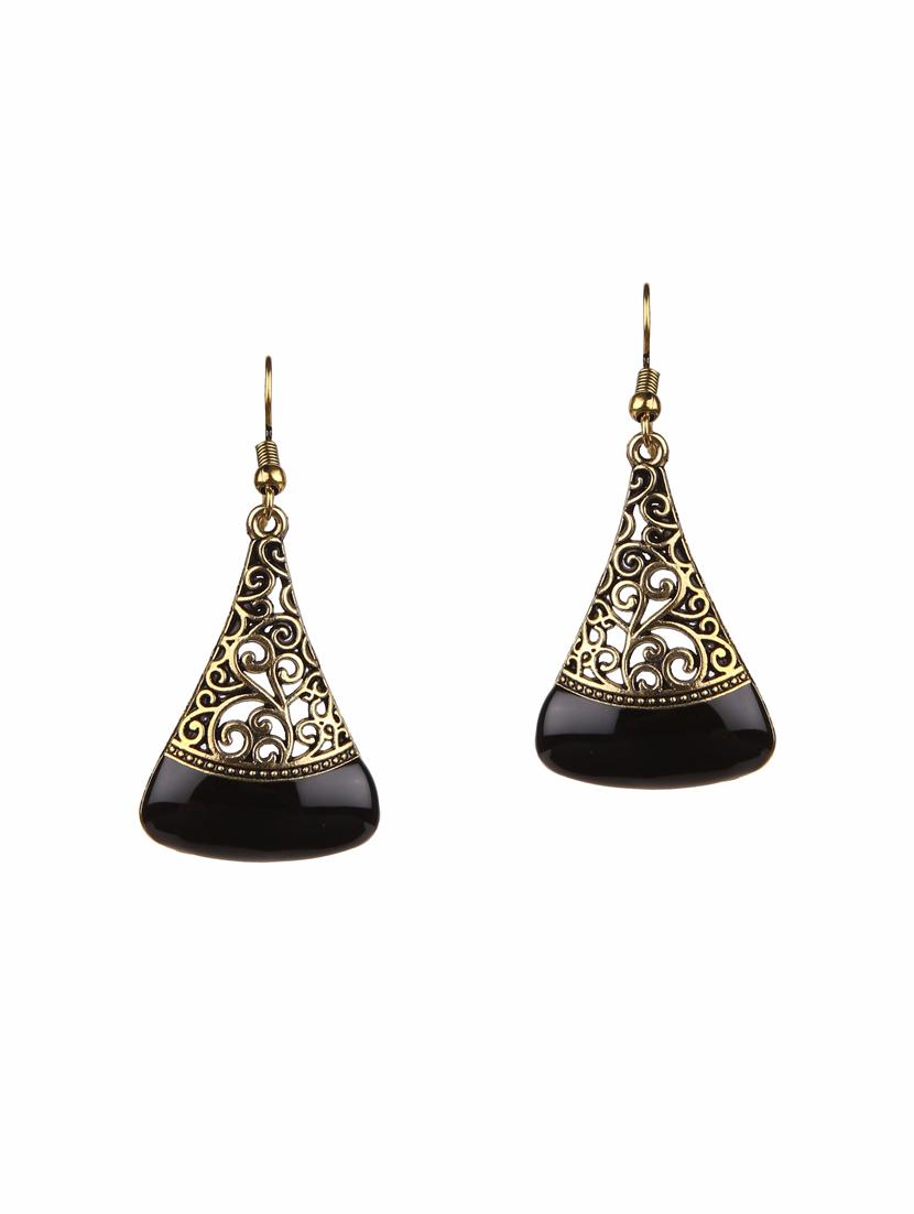 silver metal drop earrings (set of 4) - 14735678 - Zoom Image - 5