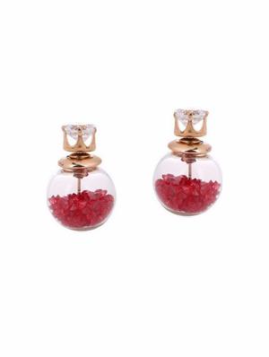 multi colored metal drop earrings (set of 4) - 14735680 - Standard Image - 4