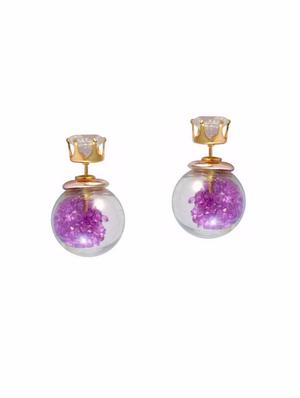 multi colored metal drop earrings (set of 4) - 14735681 - Standard Image - 2