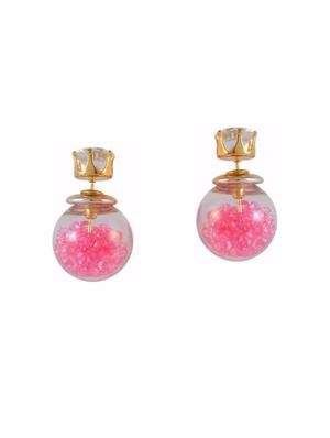 multi colored metal drop earrings (set of 4) - 14735681 - Standard Image - 4