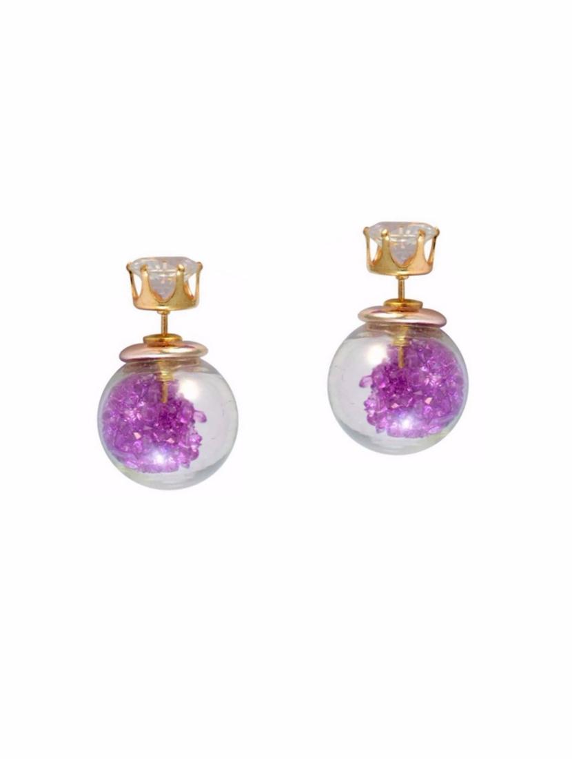 multi colored metal drop earrings (set of 4) - 14735681 - Zoom Image - 2