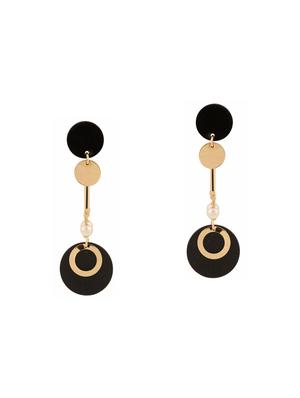 multi colored metal drop earrings (set of 4) - 14735685 - Standard Image - 2