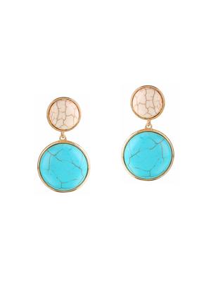 multi colored metal drop earrings (set of 4) - 14735685 - Standard Image - 5