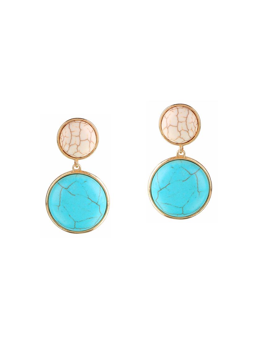 multi colored metal drop earrings (set of 4) - 14735685 - Zoom Image - 5