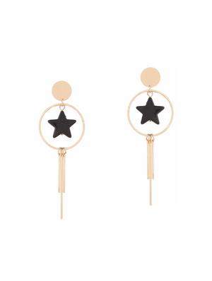 multi colored metal drop earrings (set of 4) - 14735698 - Standard Image - 2