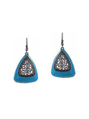 multi colored metal drop earrings (set of 4) - 14735698 - Standard Image - 5
