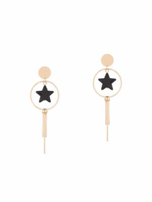 multi colored metal drop earrings (set of 4) - 14735702 - Standard Image - 2