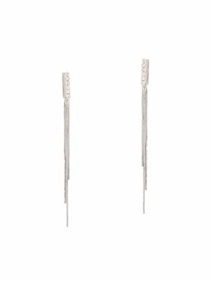 multi colored metal drop earrings (set of 4) - 14735702 - Standard Image - 3