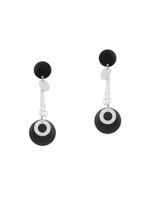 multi colored metal drop earrings (set of 4) - 14735702 - Standard Image - 5