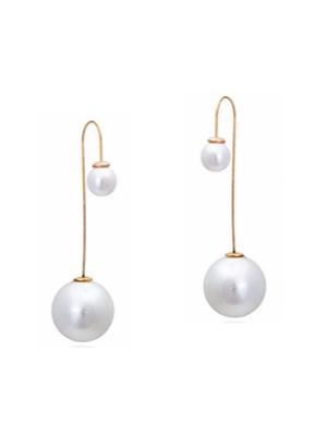 multi colored metal drop earrings (set of 6) - 14735762 - Standard Image - 4