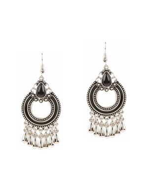 multi colored metal drop earrings (set of 6) - 14735785 - Standard Image - 6