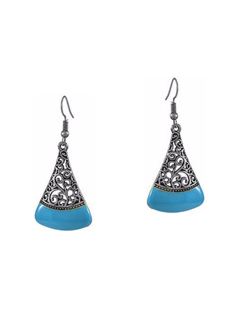 multi colored metal drop earrings (set of 6) - 14735790 - Zoom Image - 2