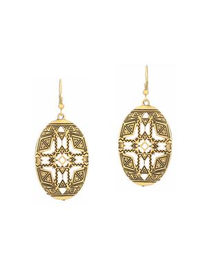 multi colored metal drop earrings (set of 6) - 14735827 - Standard Image - 5