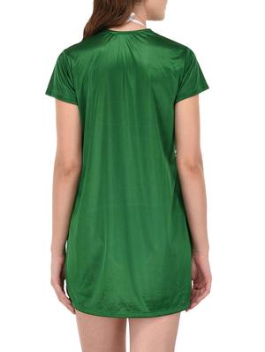 green solid nightwear set - 14736215 - Standard Image - 5
