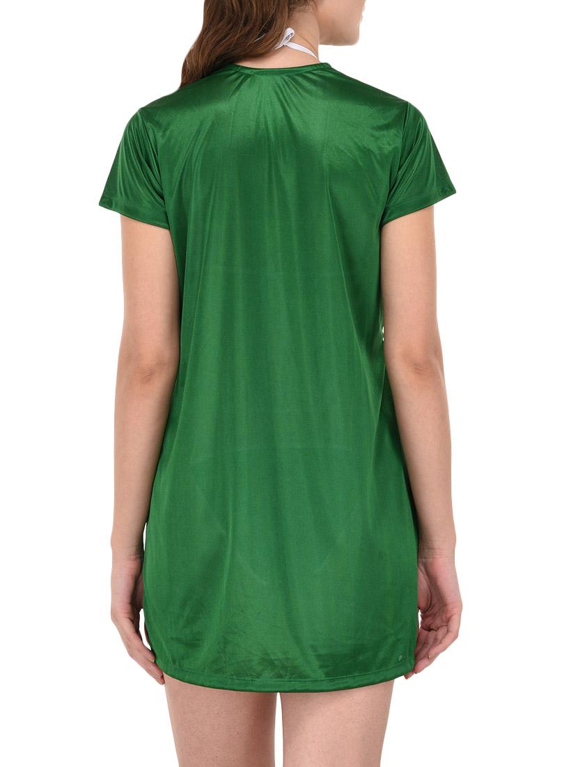 green solid nightwear set - 14736215 - Zoom Image - 5